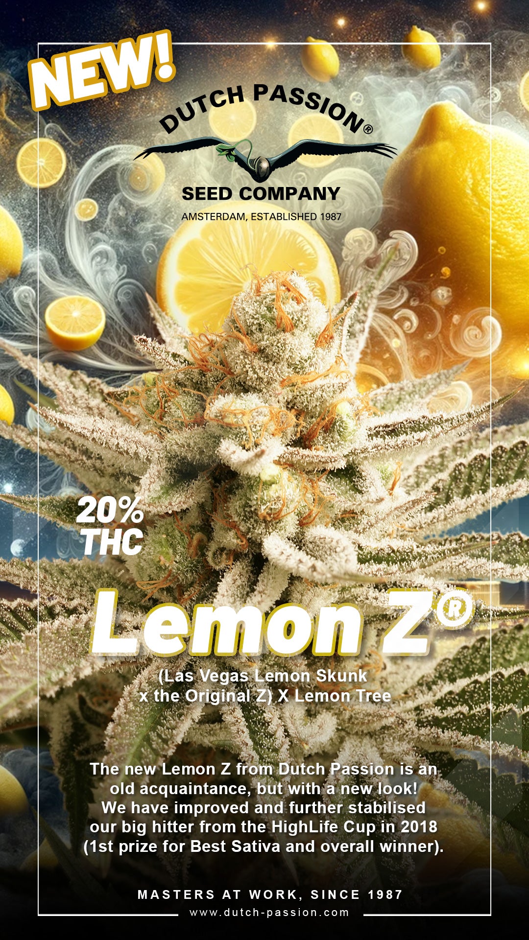 Dutch Passion Lemon Z, Feminisiert, 5 Stk